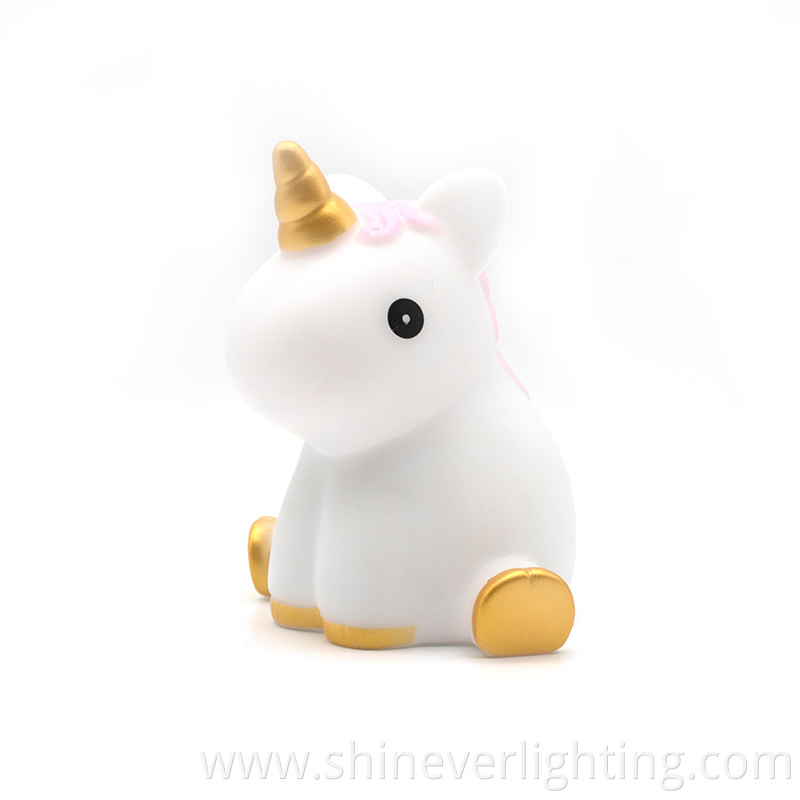 unicorn night light with LED